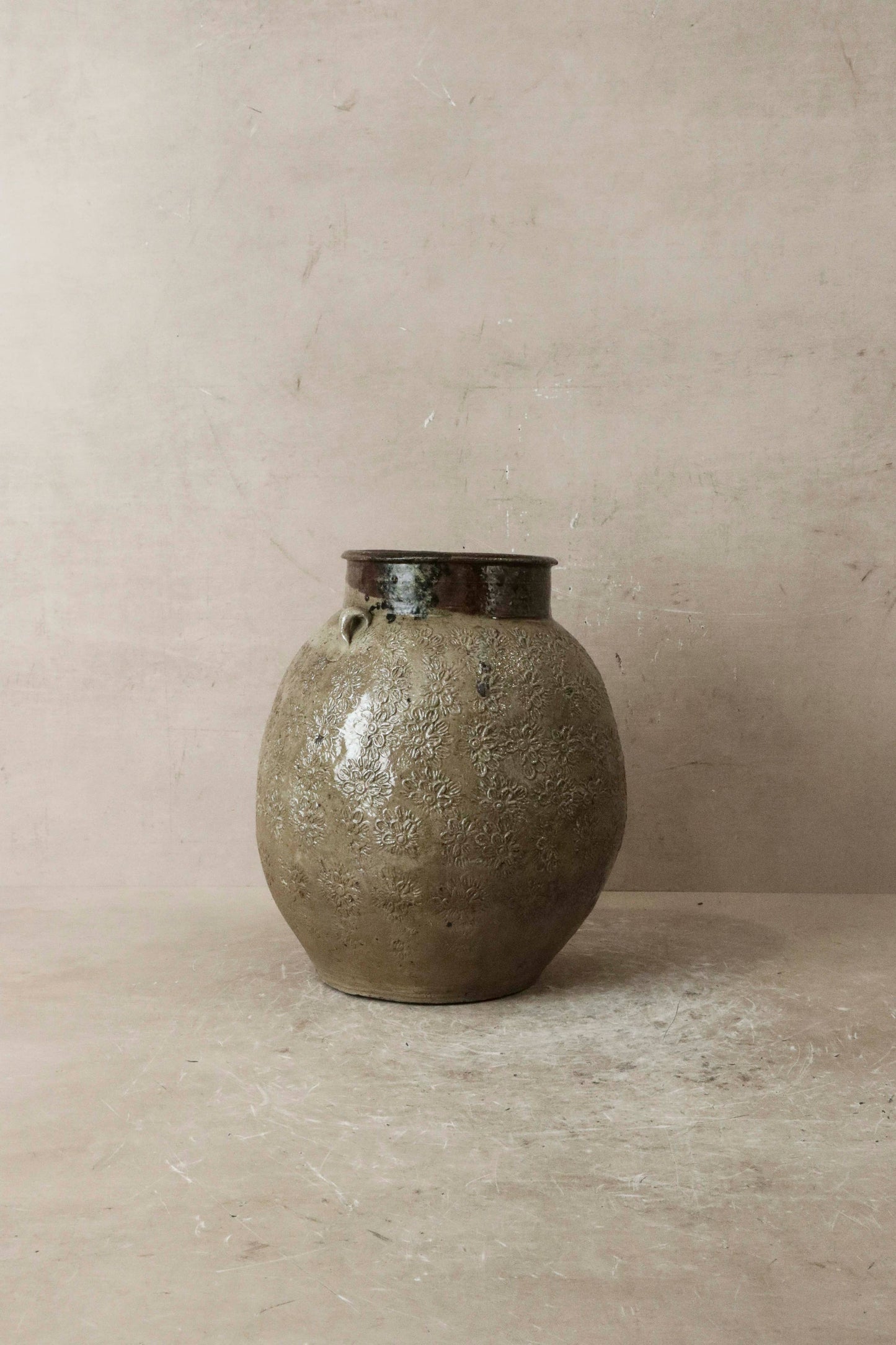 Pot vitré vintage du Yunnan