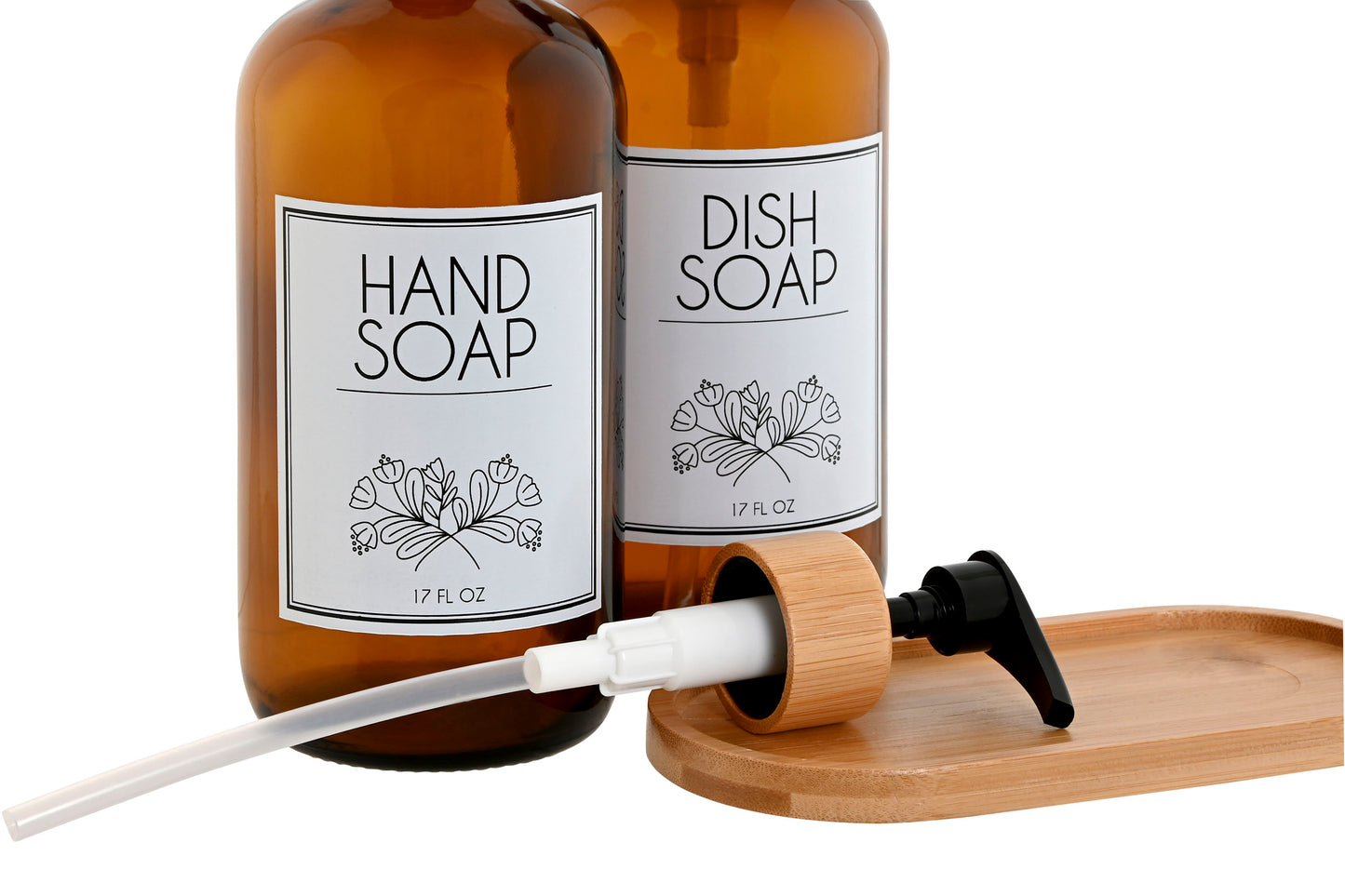 Distributeur en set de savon et liquide vaisselle