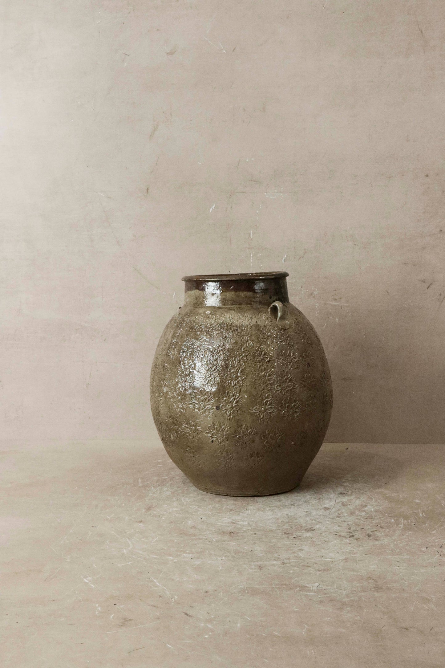 Pot vitré vintage du Yunnan