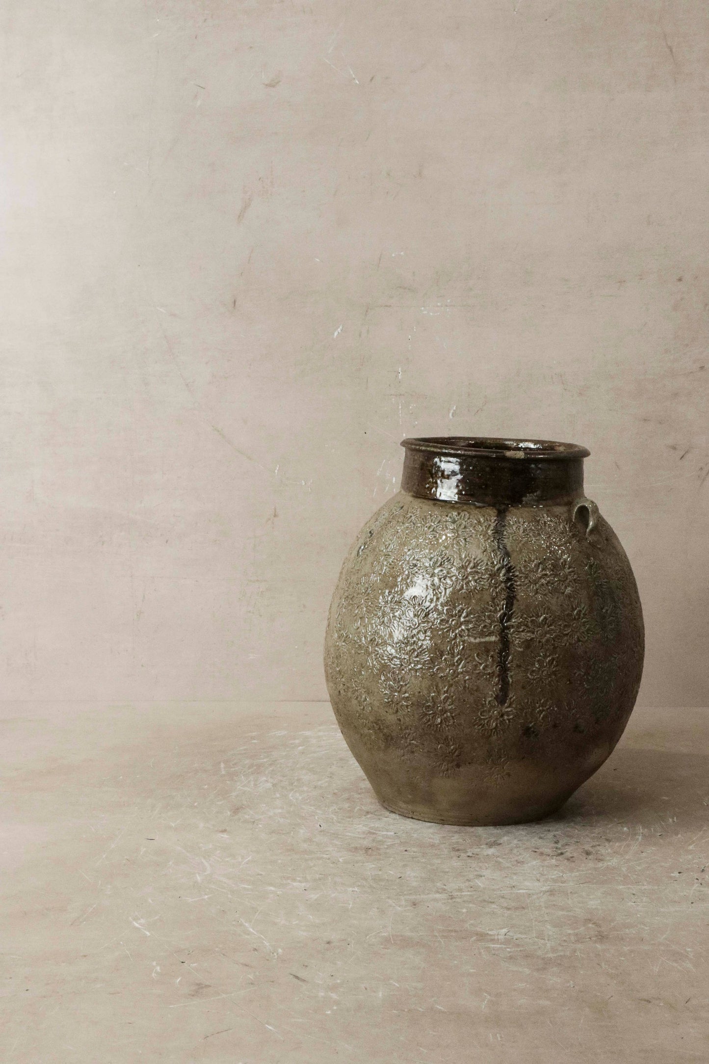 Pot vitré vintage du Yunnan