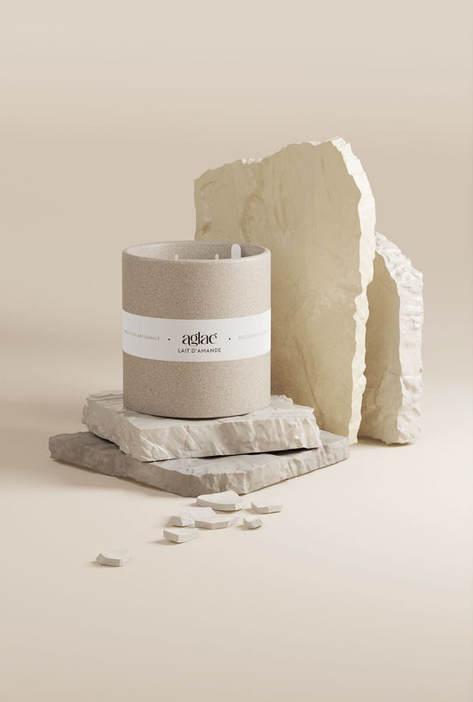 La Bougie AGLAÉ lait d'amande